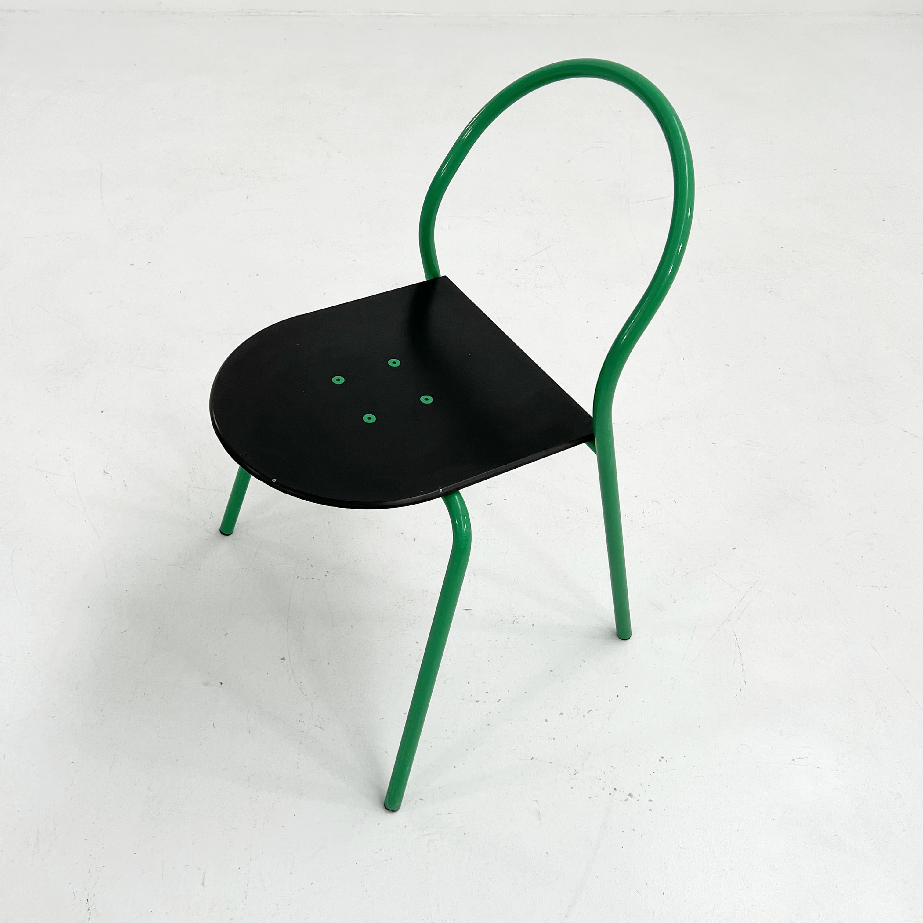 Green Chair Il Bottone by Paolo Parigi for Heron Parigi, 1980