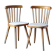 Lot de 2 chaises baumann  N°740 - 1960
