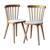 Lot de 2 chaises baumann  N°740 - 1960