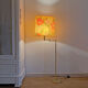 Brass e-reader floor lamp