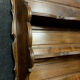 Napoleon III-era wall shelf in mahogany