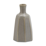 Ceramic vase antique style matte gray 21cm