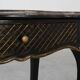 19th Century Black Wooden Side Table with Drawer, France