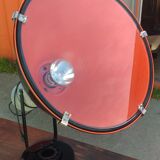 Industrial projector on pedestal