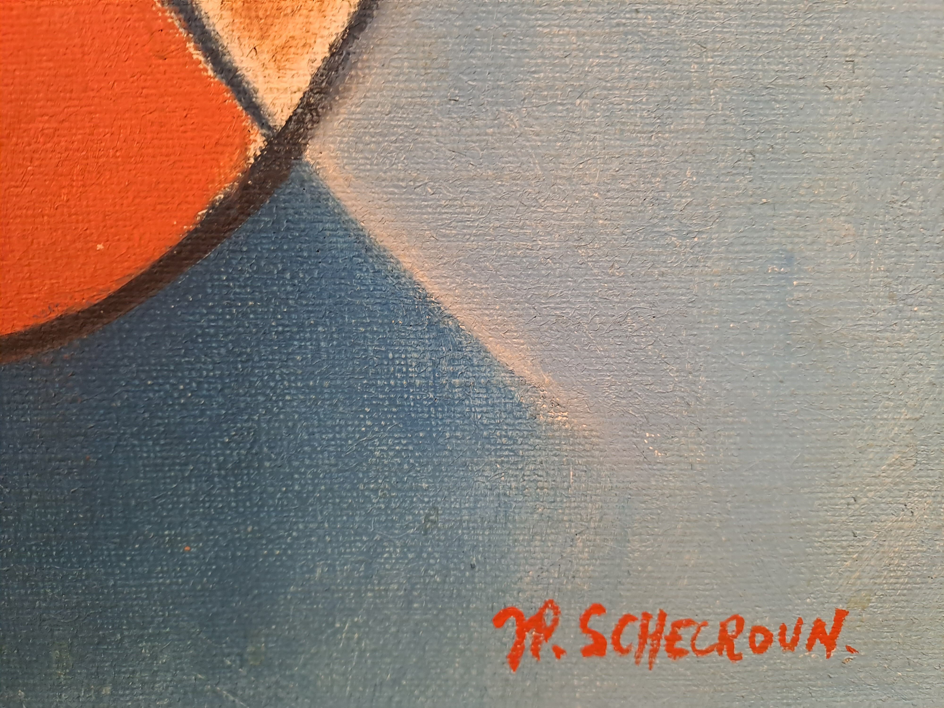 Abstract composition by Jean-Pierre Schecroun