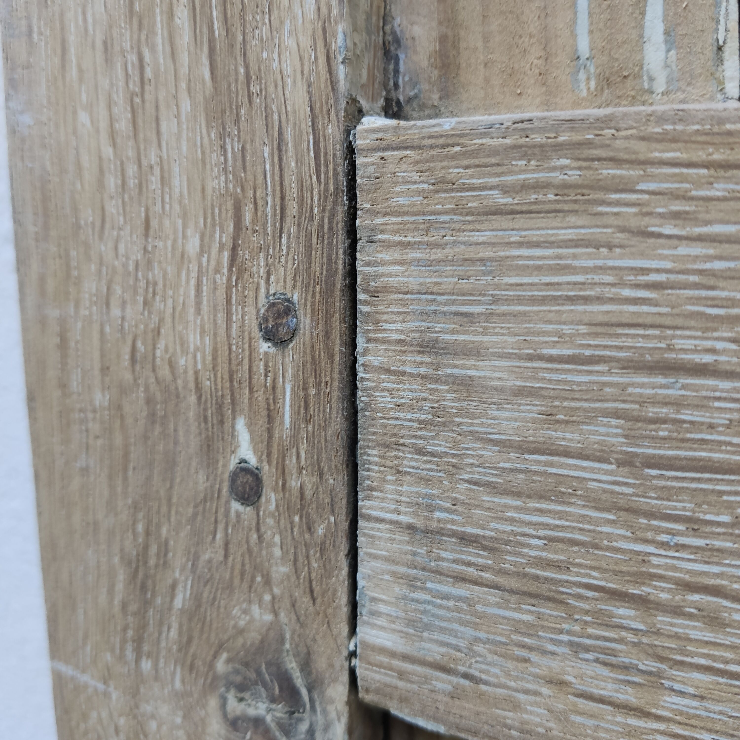 Pair of old shutters