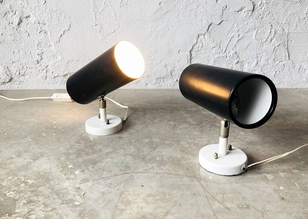 Set of two spotlights, Denmark, 1960s