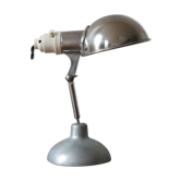 1950s industrial Metek travelling lamp aluminium folding lamp