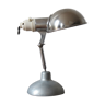 Lampe de voyage industrielle Metek des années 1950 pliante en aluminium