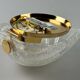 60s 70s Wall Sconce Wall Lamp Glass Brass Leaf Space Age Design