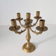 Antique brass candlestick 4 branches