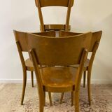 Set of 4 Baumann bistro chairs