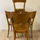 Lot de 4 chaises de bistrot Baumann
