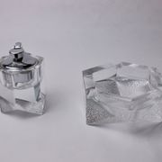 Briquet et cendrier par Antonio Imperatore, verre de murano, italie, 1970