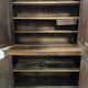 Two-body buffet in solid walnut, Louis Philippe style, 19th century.
