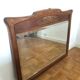Art Nouveau wooden mirror