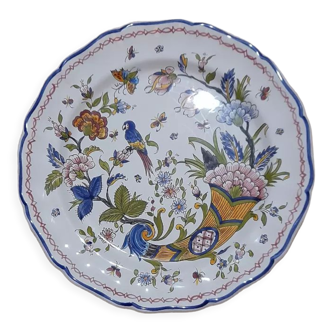 Plate decor old rouen