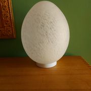 Glass egg lamp