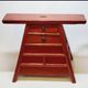 Old chinese barber hairdresser stool 19th xixth century in lacquered wood