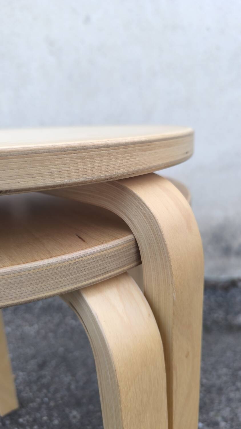 Paire de tabouret Frosta 1990
