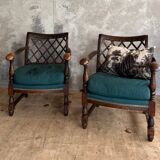 Paire de fauteuils anciens
