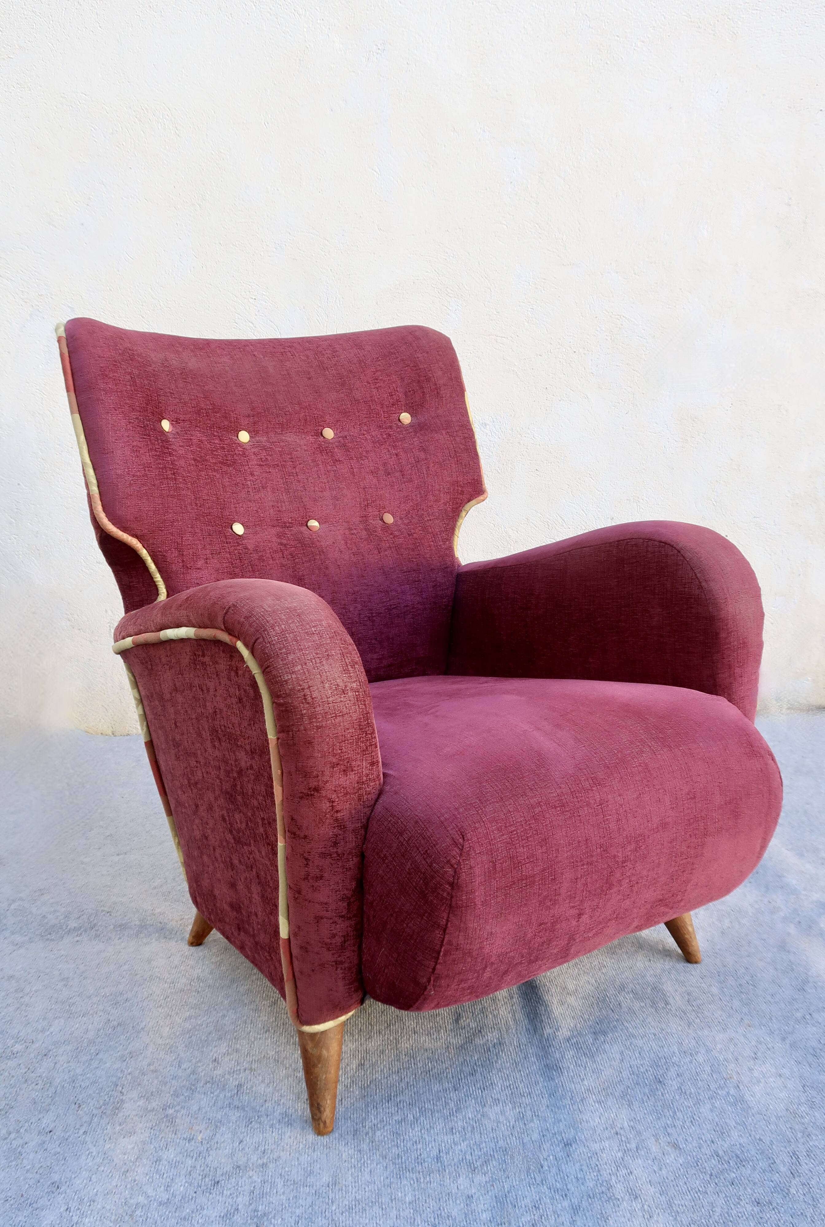 "Calysse" armchair Design by Henri Caillon for Erton, France, 1956