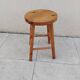 Vintage pine low stool