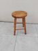 Vintage pine low stool