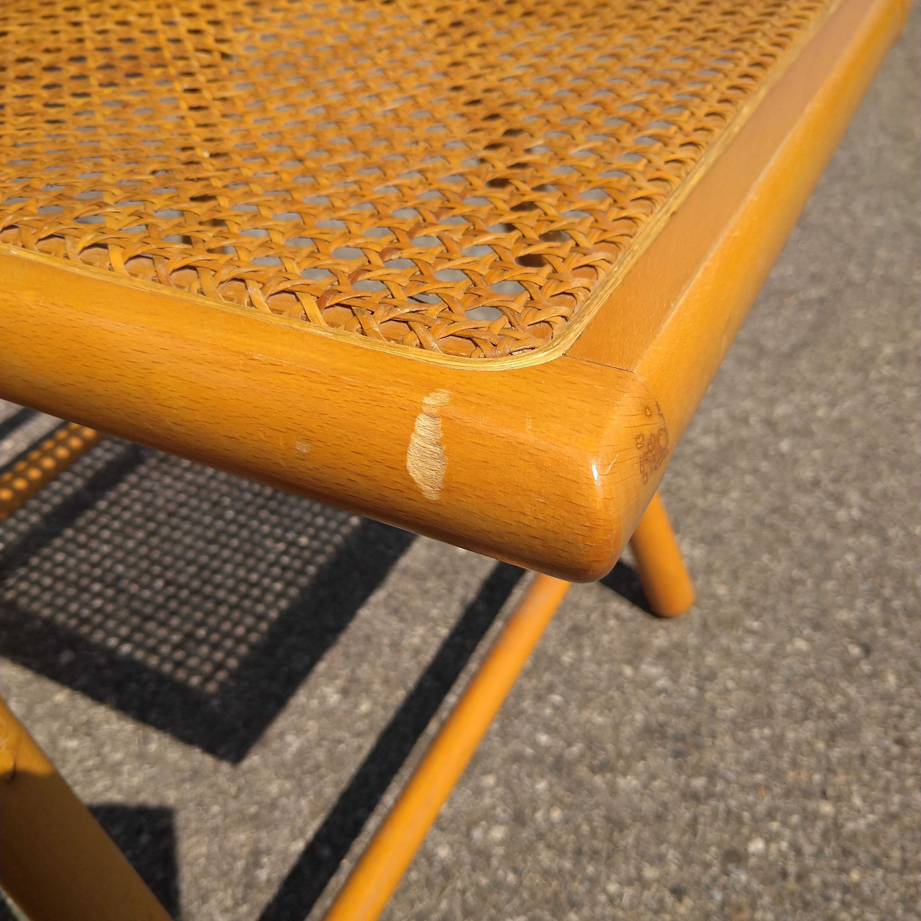 Pair of folding chairs cannes