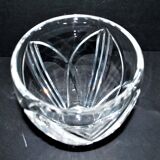 Baccarat vase art déco en cristal taillé fleurs 1933 modèle f3055