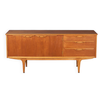 Buffet rétro en teck des années 1960, court Jentique classique du milieu du siècle