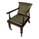 Rare fauteuil ajustable victorien par J. Alderman, Londres