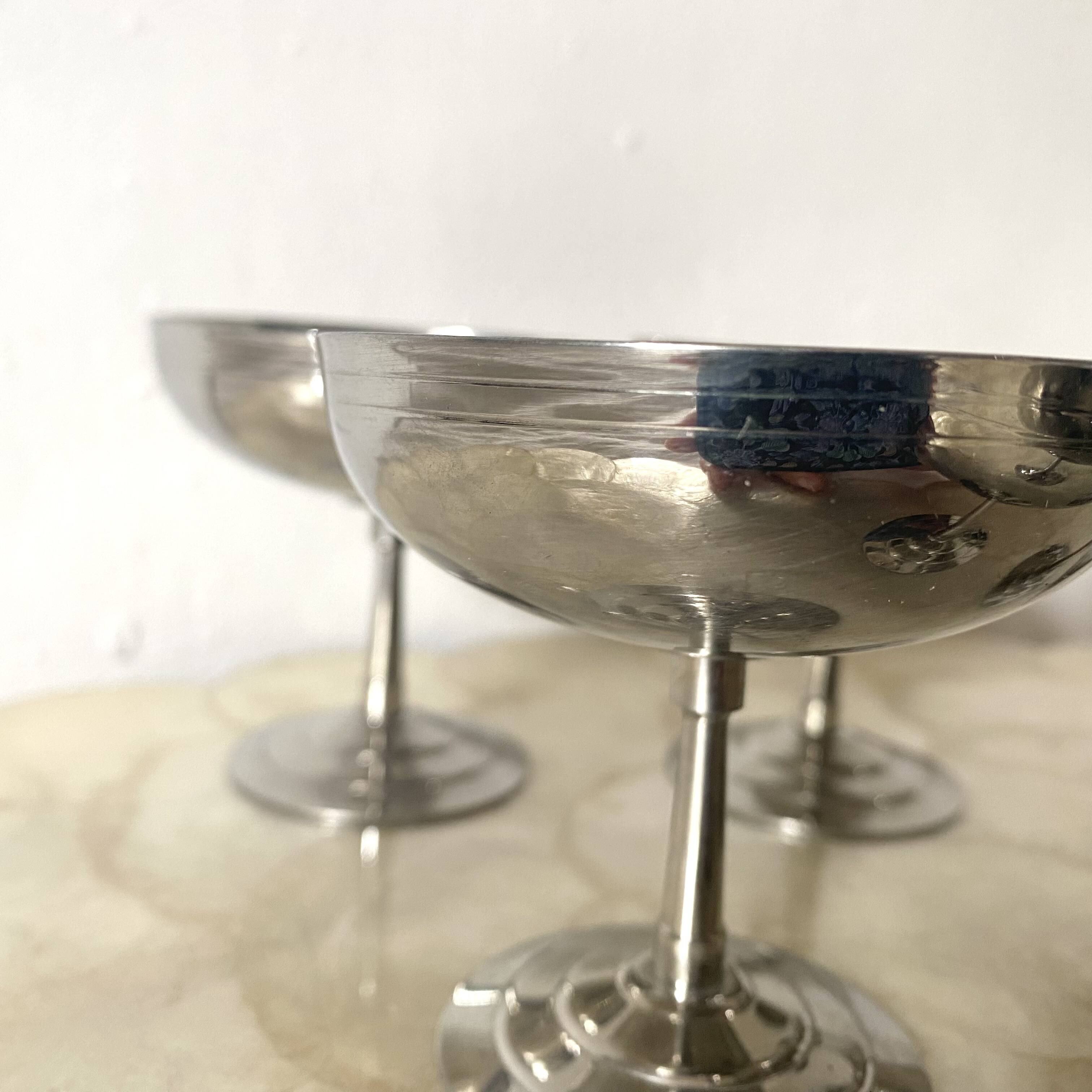 Letang Rémy vintage stainless steel cups