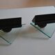 Paire de lampes appliques murales postmodernistes 1980