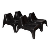 4 Vago Plast IKEA chairs from 2000