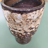 Brutalist style ceramic vase