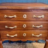 Walnut Sideboard in Louis XV Style, 20th Century