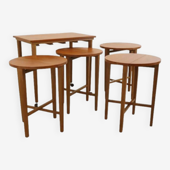 Nesting tables Poul Hundevad vintage