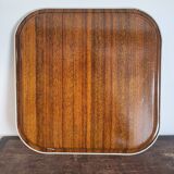 Plateau de service en métal, Piero Fornasetti, Italie, 1960