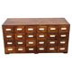 1940s Czechoslovak industrial bank drawer cabinet