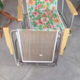 Pair of folding armchairs
