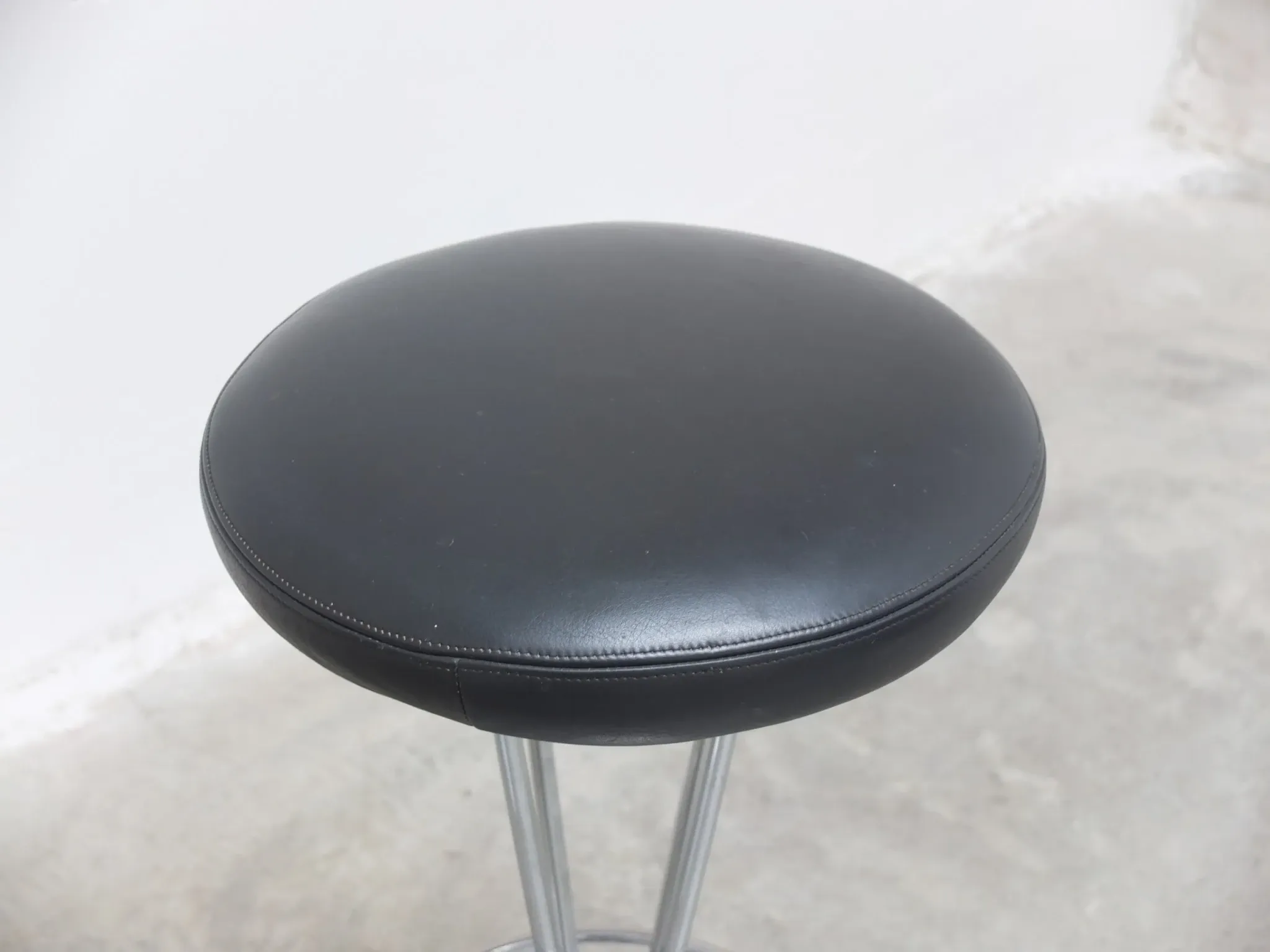 Danish modern pair of bar stools by Piet Hein for Fritz Hansen, 1960s