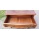 19th Century Walnut and Brass Commode, 3 Drawers