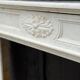 Louis XVI style Carrara marble fireplace circa 1880