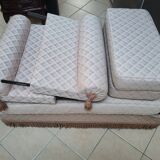 Art Nouveau chaise longue banquette