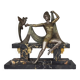 Art Deco bronze sculpture signed H. Molins