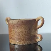 Artisanal vintage stoneware bowl