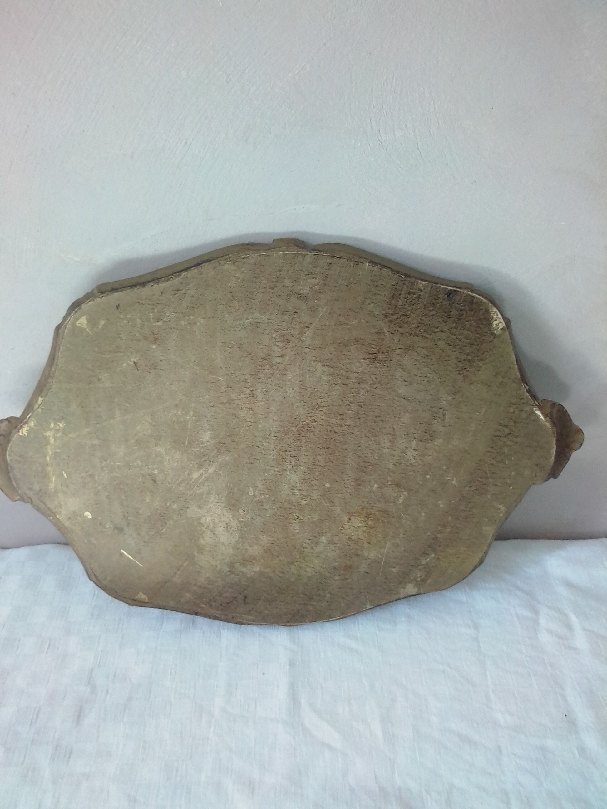 Venetian gilded wooden tray