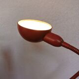 Burgundy flexible casserole lamp, 1960