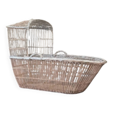 Large rattan cradle